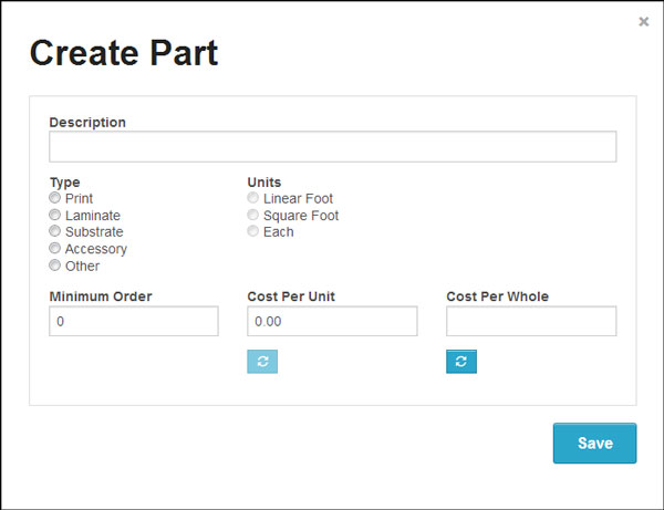 Create a custom part picture.