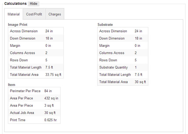 Substrate Calc